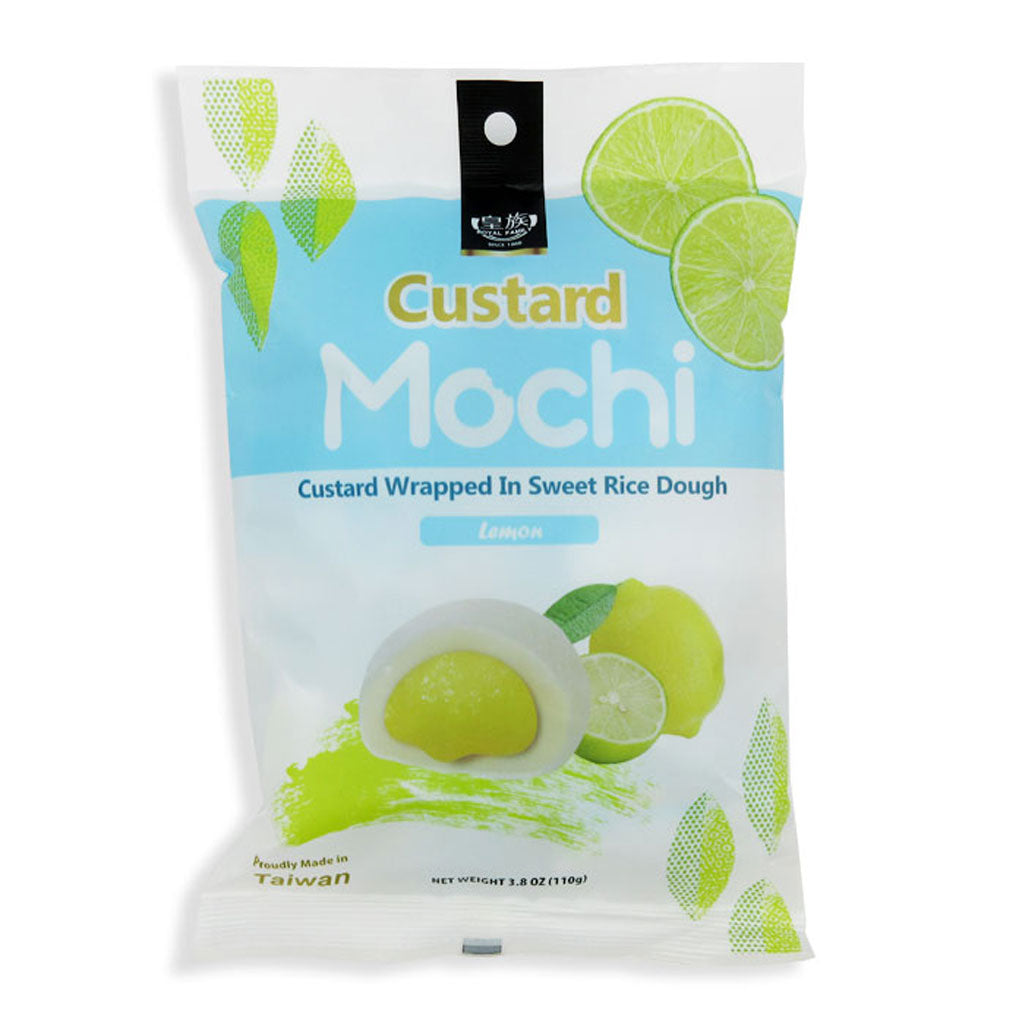 Custard Mochi - Lemon Confection - Nibblers Popcorn Company