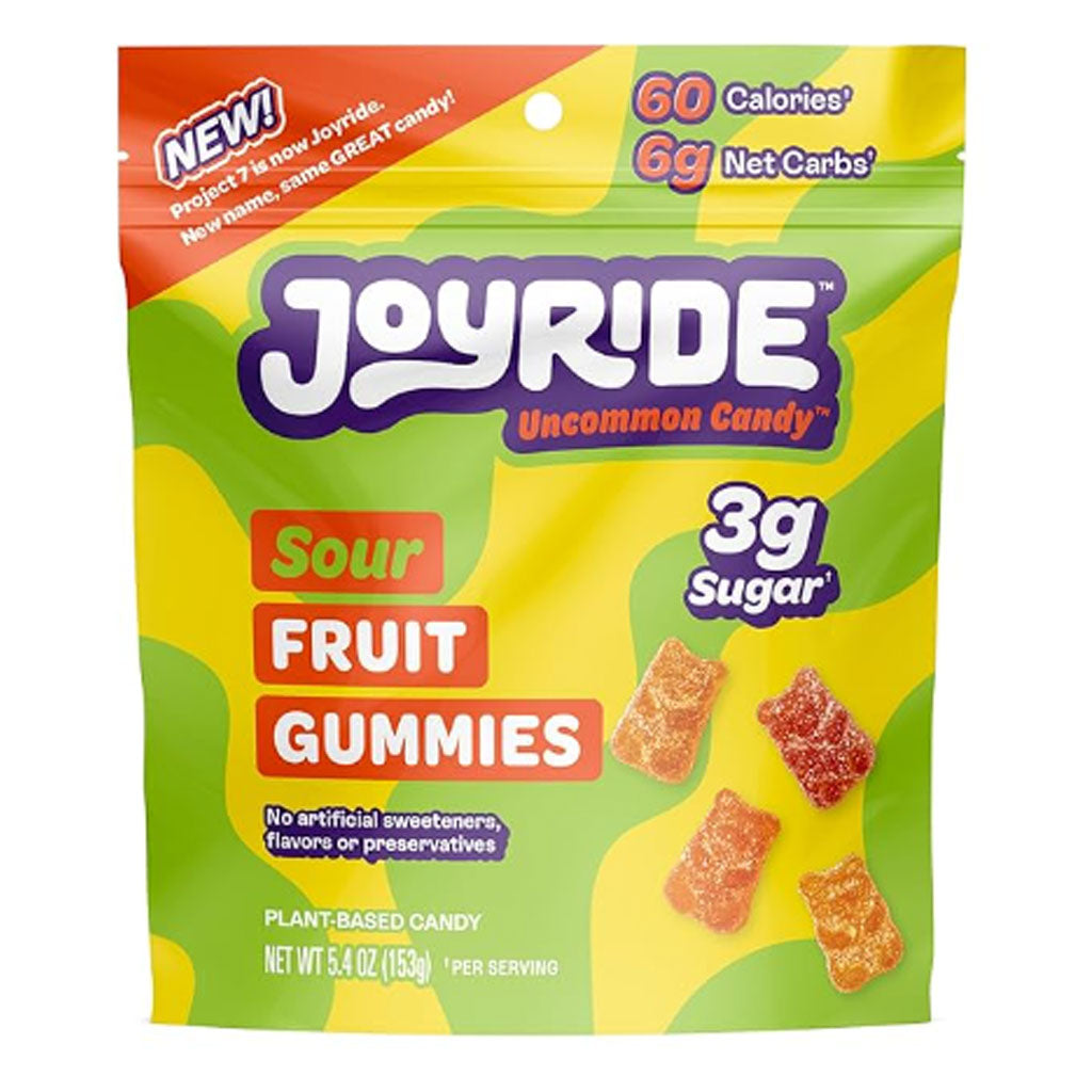 Joyride Zero Sugar Sour Gummies Confection - Nibblers Popcorn Company