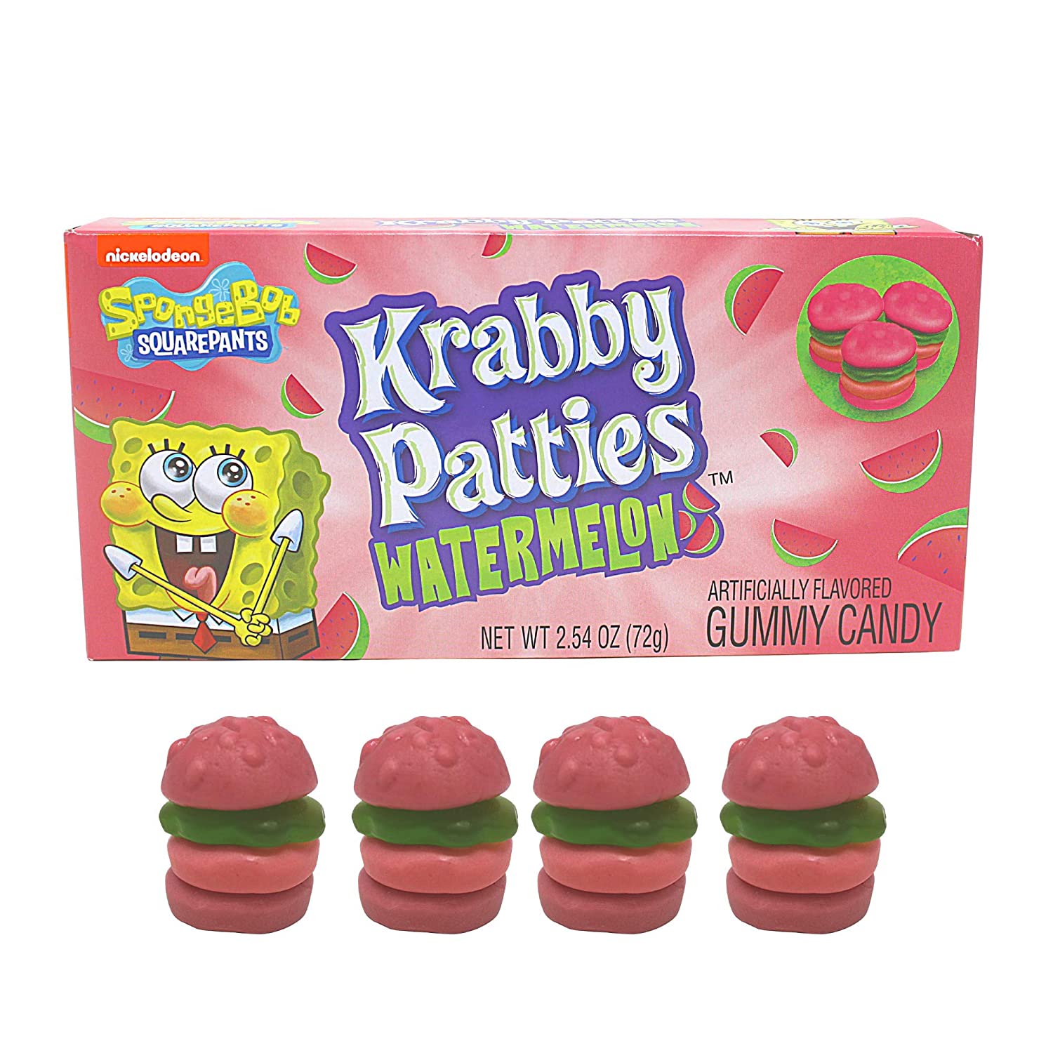 Spongebob Watermelon Krabby Patties Theaterbox Confection - Nibblers Popcorn Company