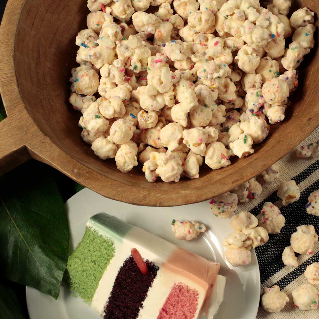 Birthday Cake Popcorn - Nibblers Popcorn Company