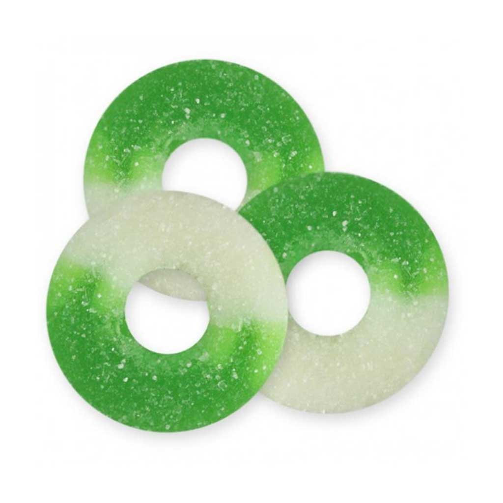 Gummy Apple Rings Confection - Nibblers Popcorn Company