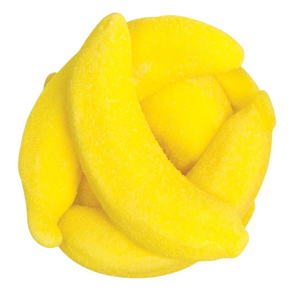 Gummy Bananas Confection - Nibblers Popcorn Company