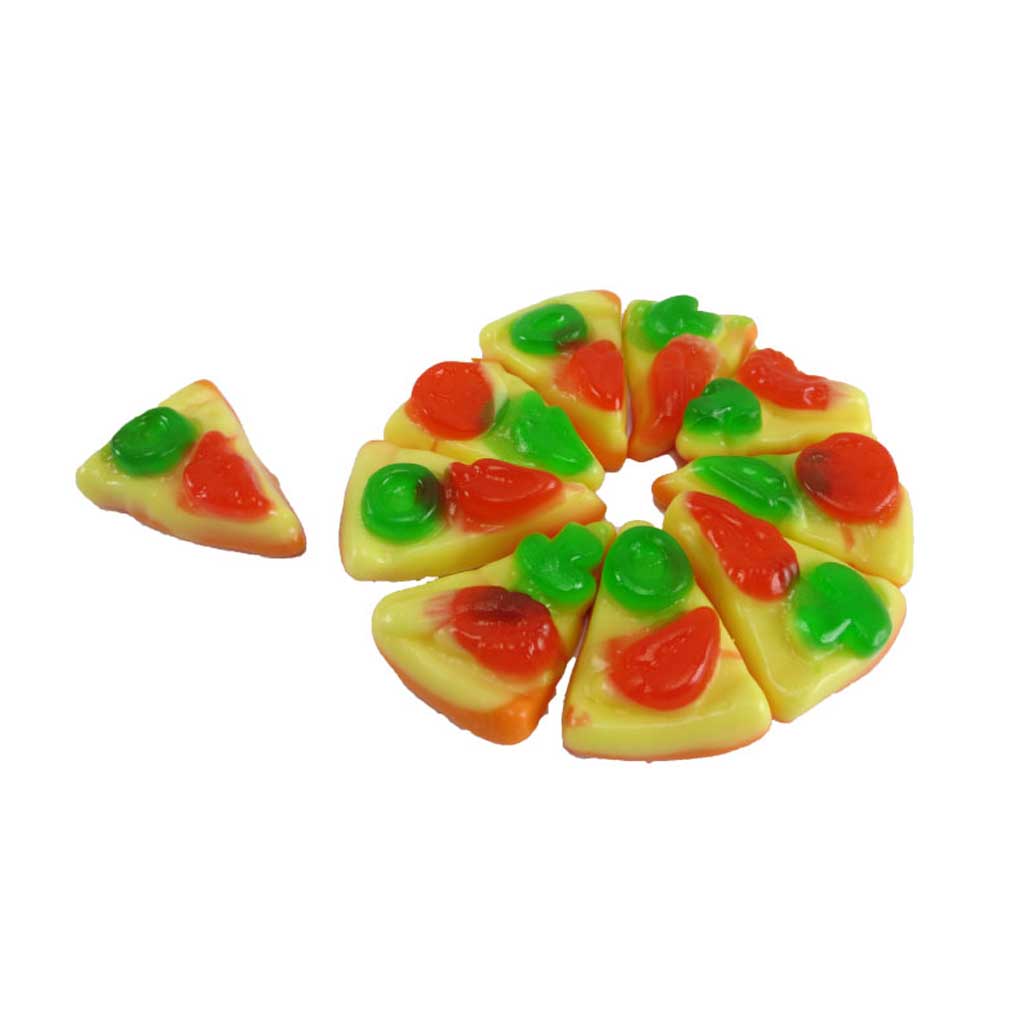 Gummy Pizza Slices Confection - Nibblers Popcorn Company