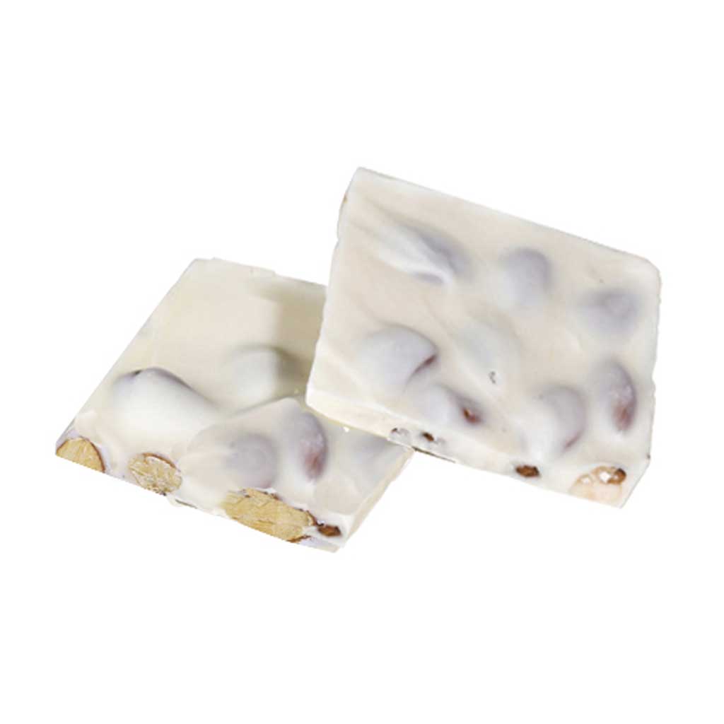 White Chocolate Almond Bark Confection - Nibblers Popcorn Company