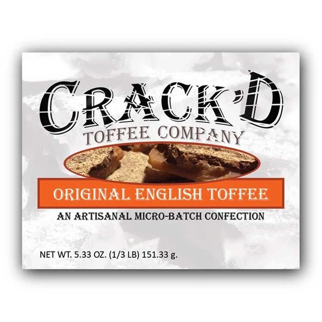 Crack’d Toffee - Original English Confection - Nibblers Popcorn Company
