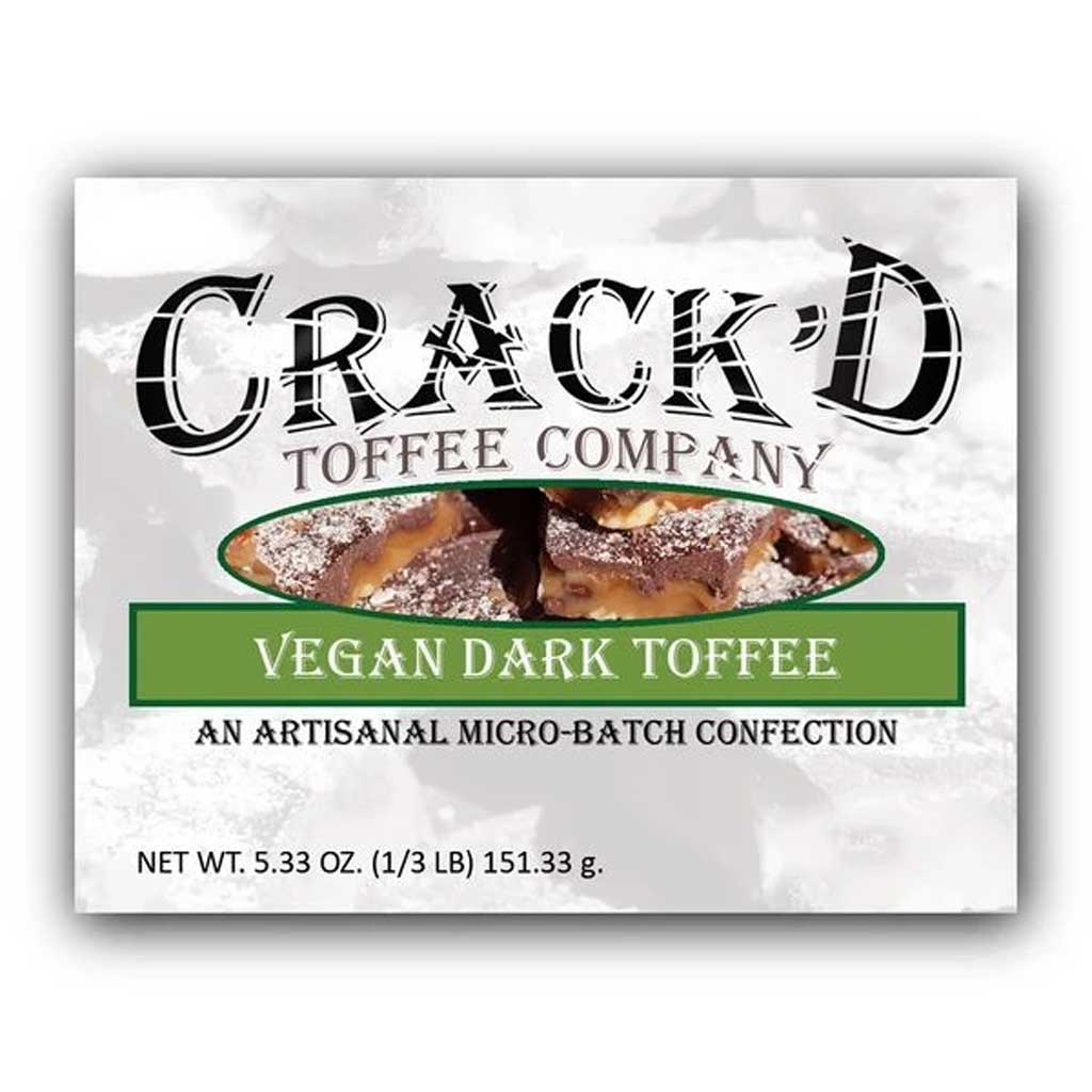 Crack’d Toffee - Vegan Dark Confection - Nibblers Popcorn Company
