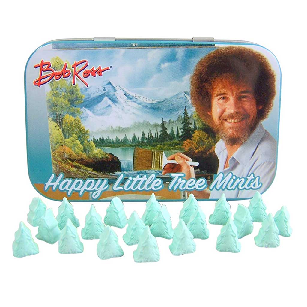 Bob Ross Happy Tree Mints Confection - Nibblers Popcorn Company