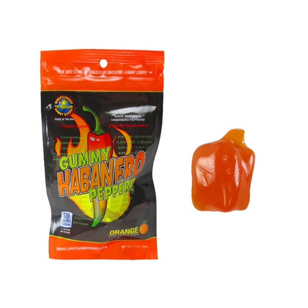 Gummy Habanero Pepper Confection - Nibblers Popcorn Company