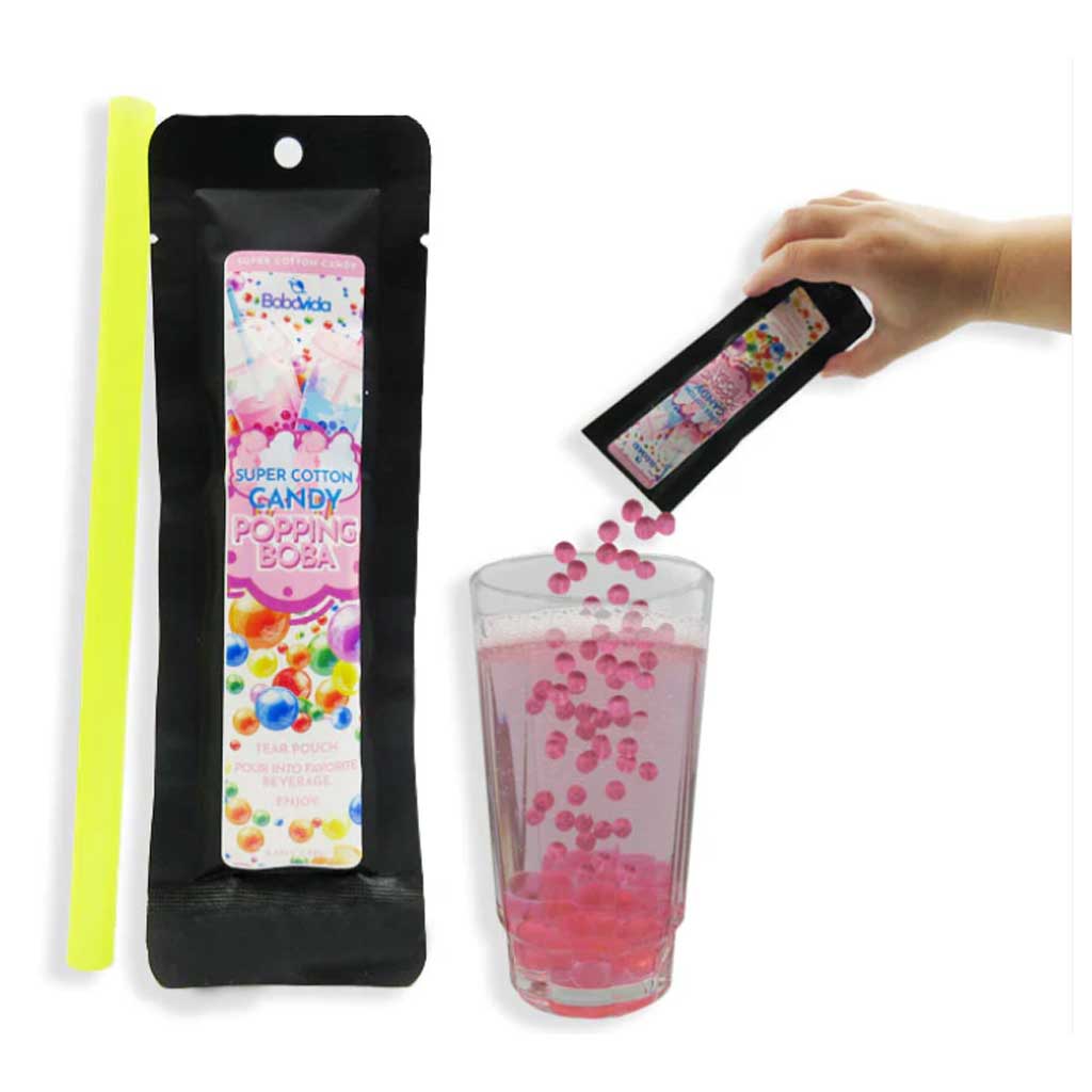 Popping Boba - Cotton Candy Confection - Nibblers Popcorn Company