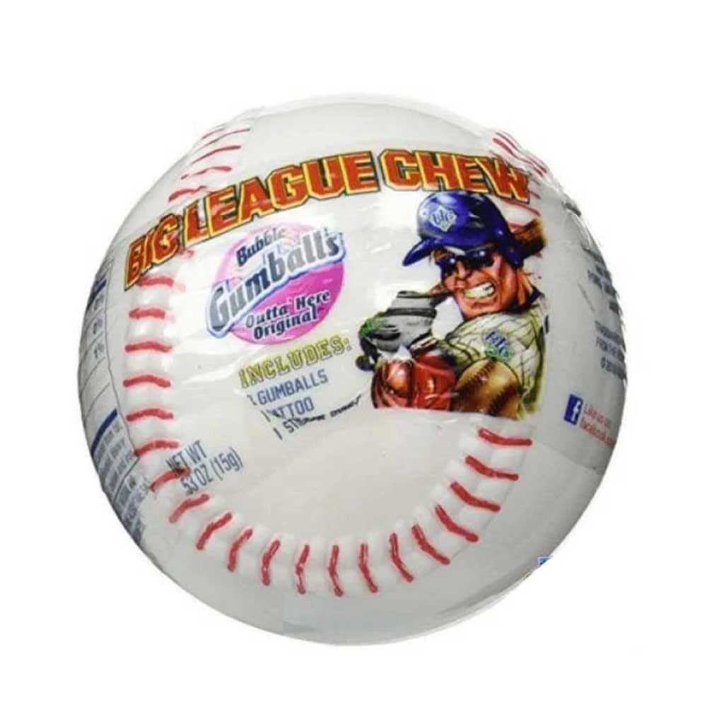 Big League Chew Baseballs Confection - Nibblers Popcorn Company