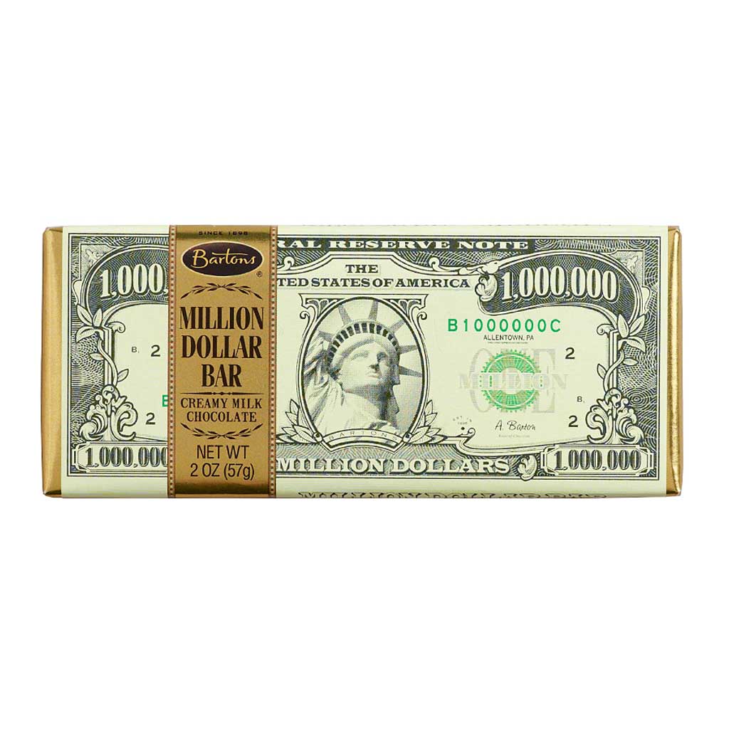 Million Dollar Chocolate Bar Confection - Nibblers Popcorn Company