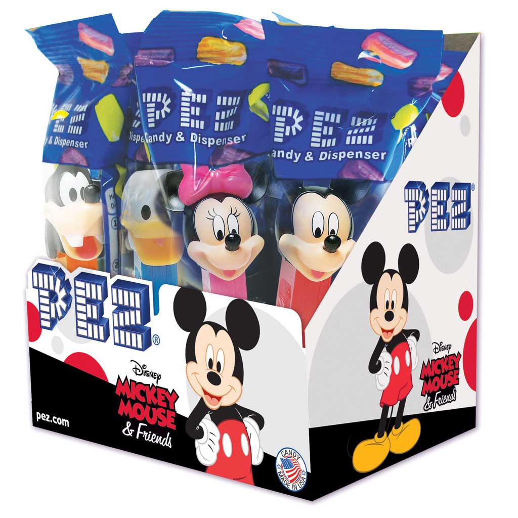 Pez Dispensers - Mickey and Friends Confection - Nibblers Popcorn Company