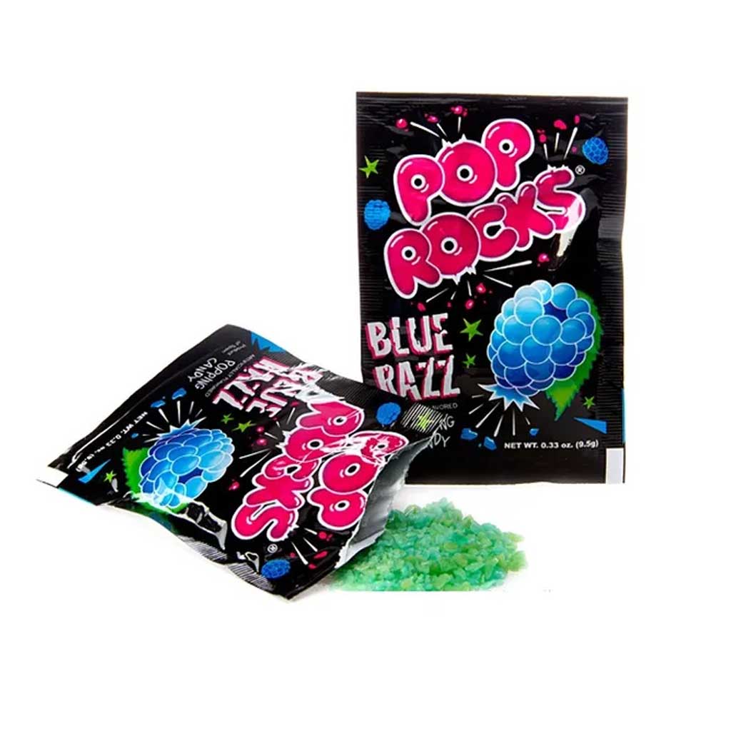 Pop Rocks - Blue Razz Confection - Nibblers Popcorn Company