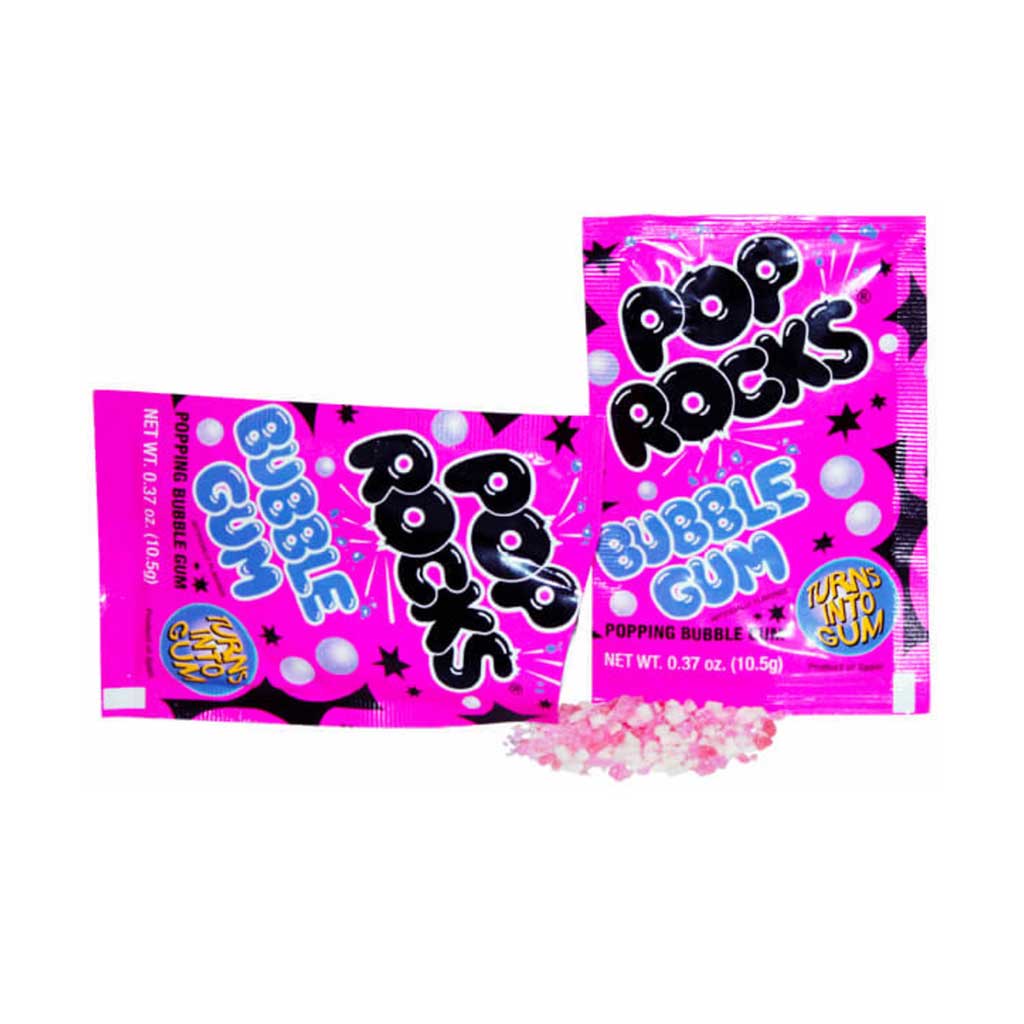 Pop Rocks - Bubble Gum Confection - Nibblers Popcorn Company