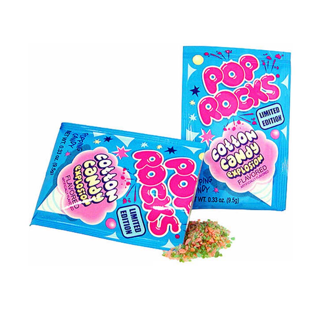 Pop Rocks - Cotton Candy Confection - Nibblers Popcorn Company