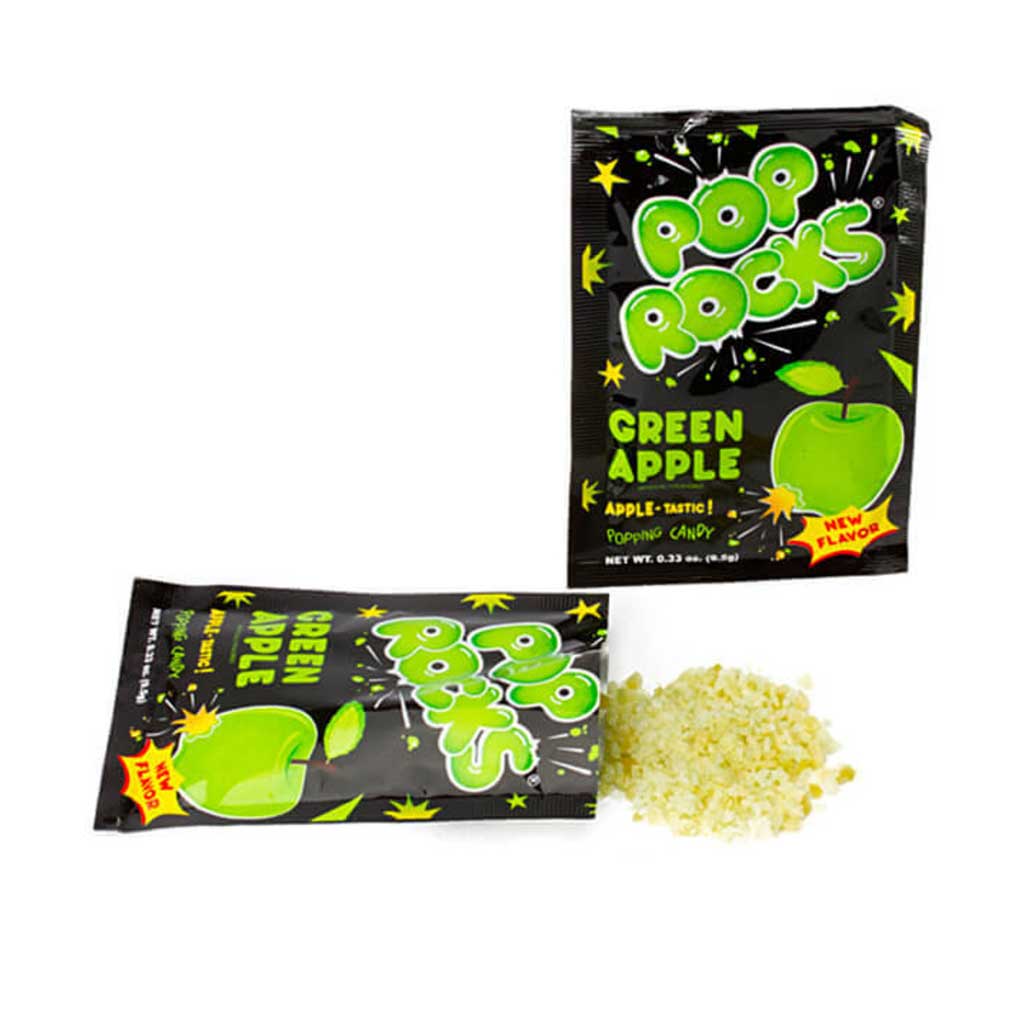 Pop Rocks - Green Apple Confection - Nibblers Popcorn Company