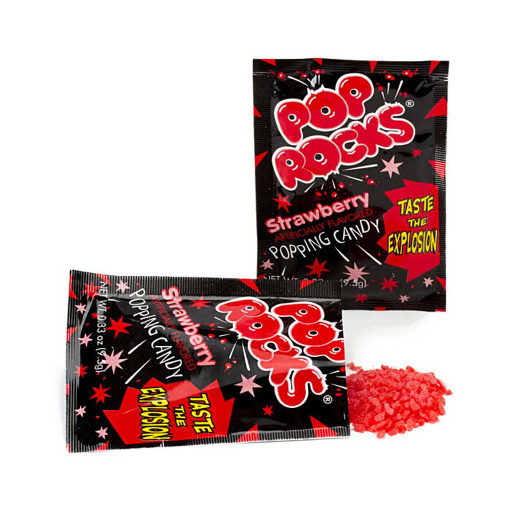 Pop Rocks - Strawberry Confection - Nibblers Popcorn Company