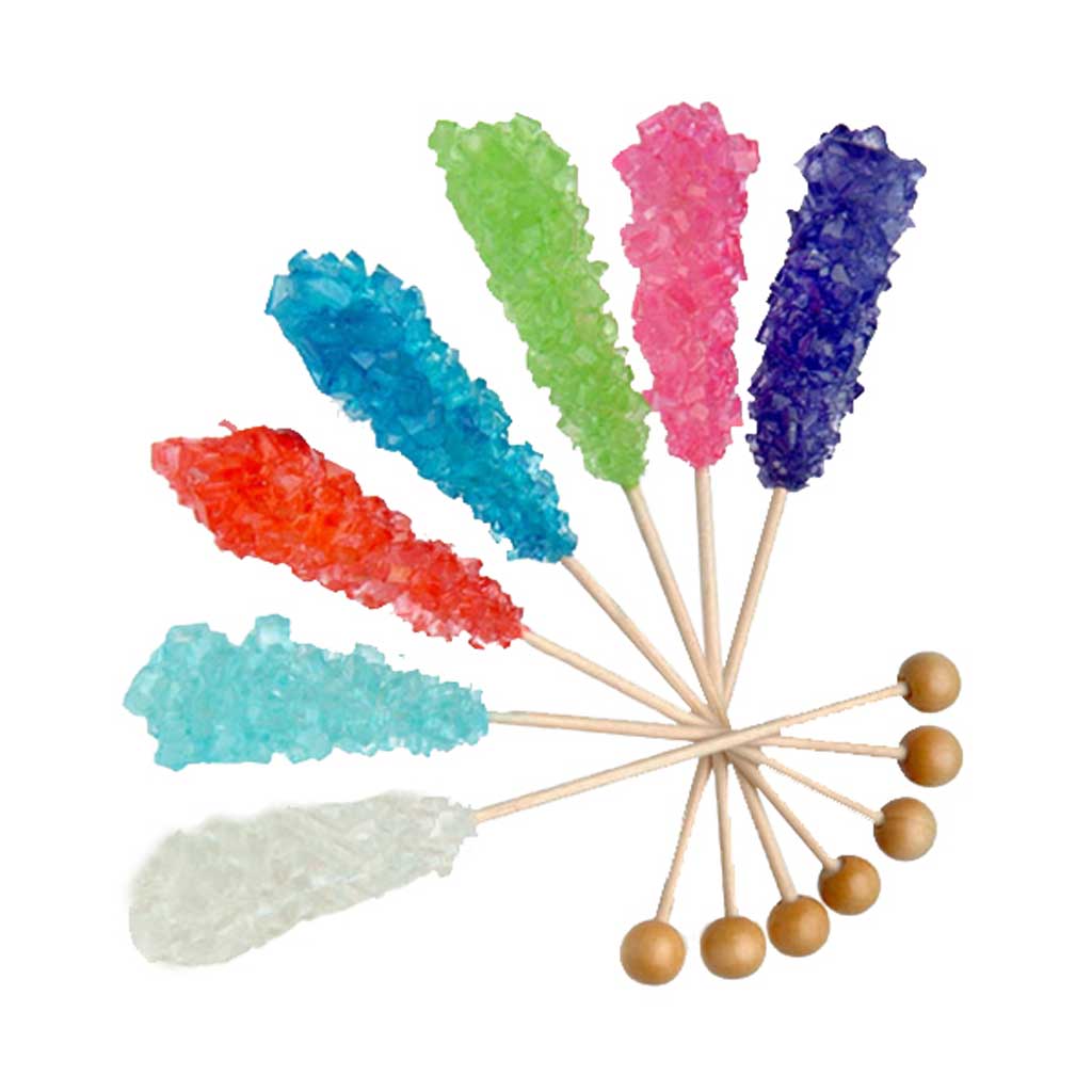 Rock Candy Sticks Confection - Nibblers Popcorn Company