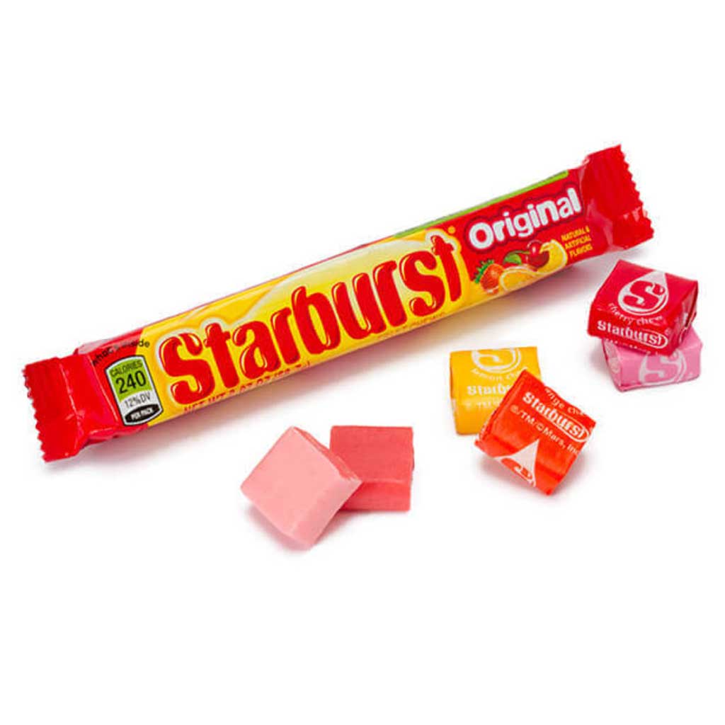 Starburst Bar Confection - Nibblers Popcorn Company