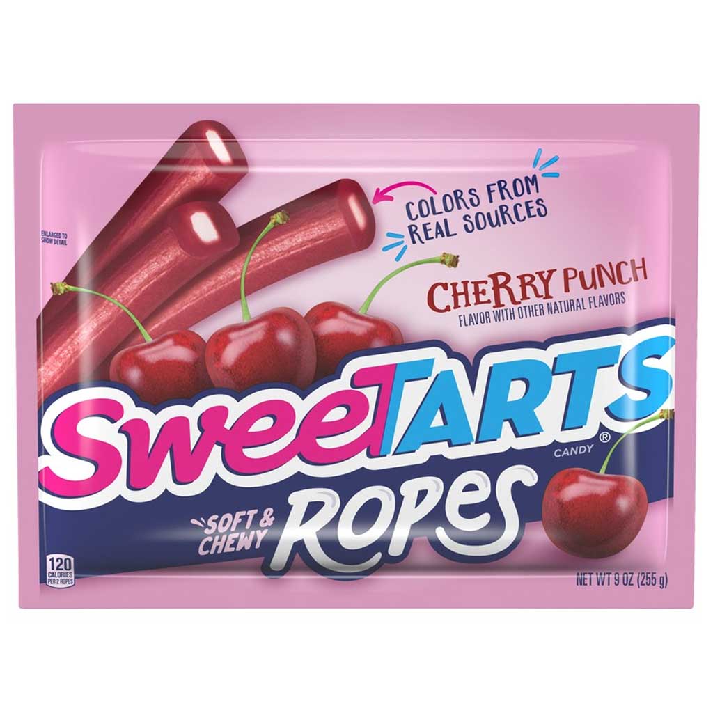 Sweetarts Ropes - Cherry Punch Confection - Nibblers Popcorn Company