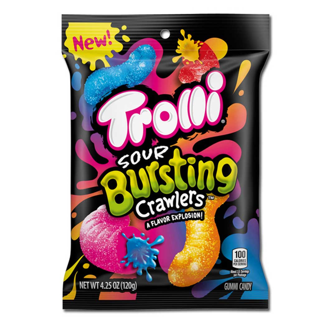 Trolli Sour Bursting Crawlers Confection - Nibblers Popcorn Company