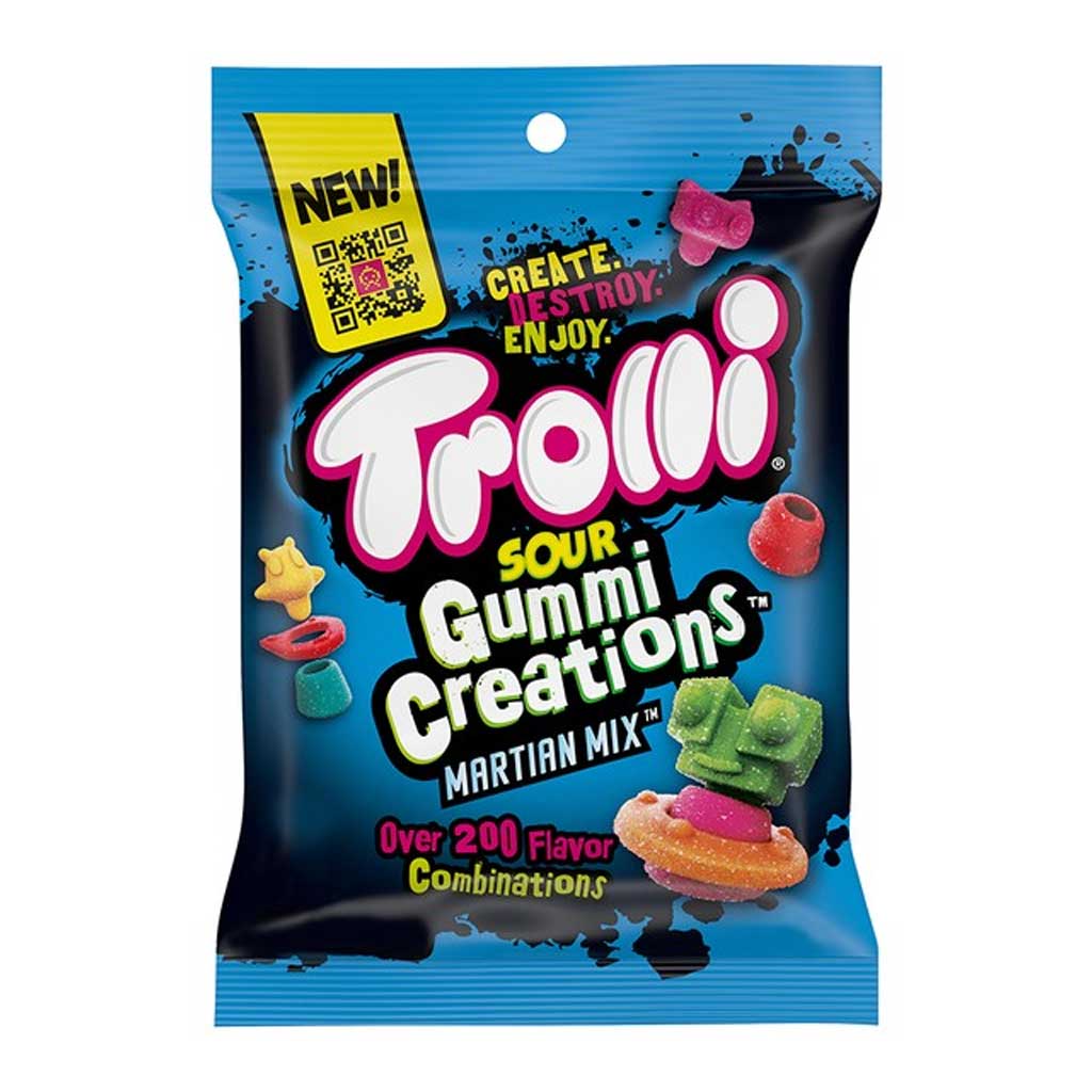 Trolli Sour Gummi Creations Martian Mix Confection - Nibblers Popcorn Company