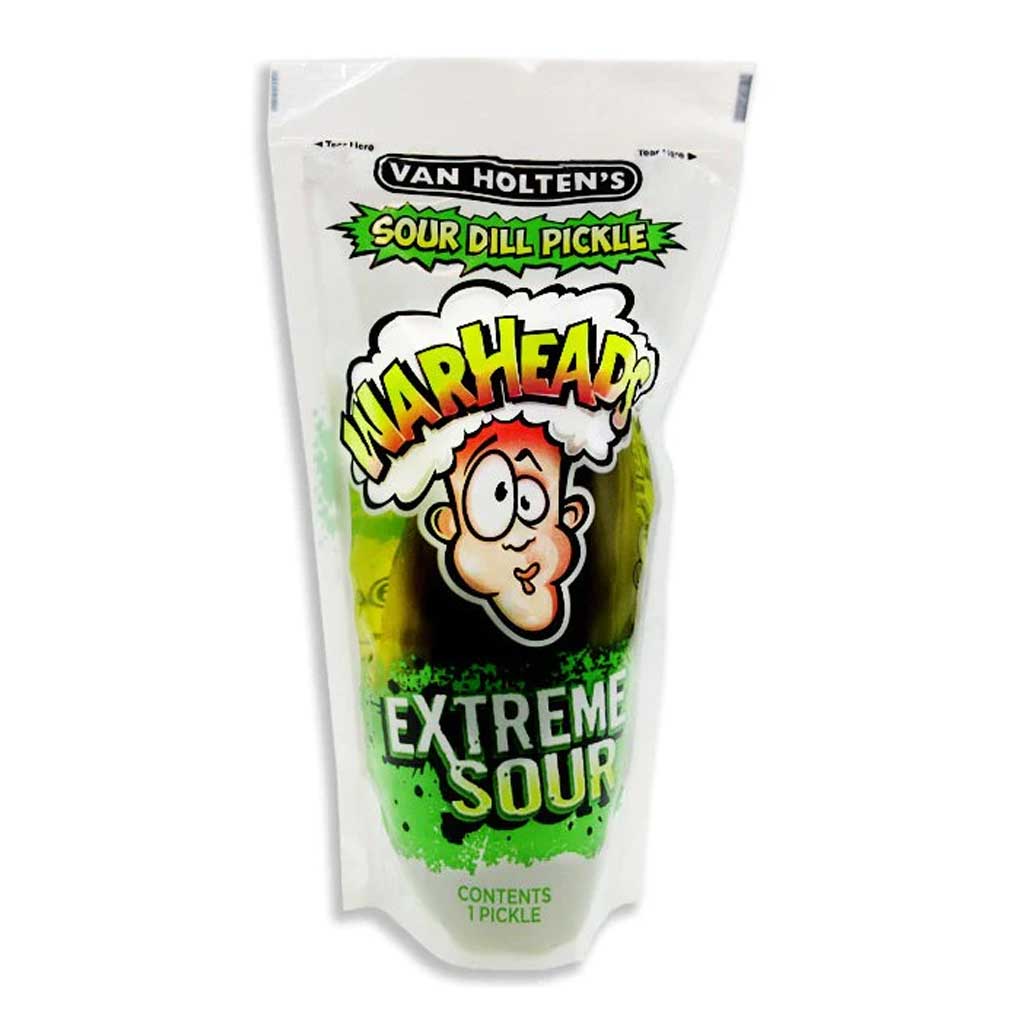 Warheads Sour Dill Pickle Confection - Nibblers Popcorn Company