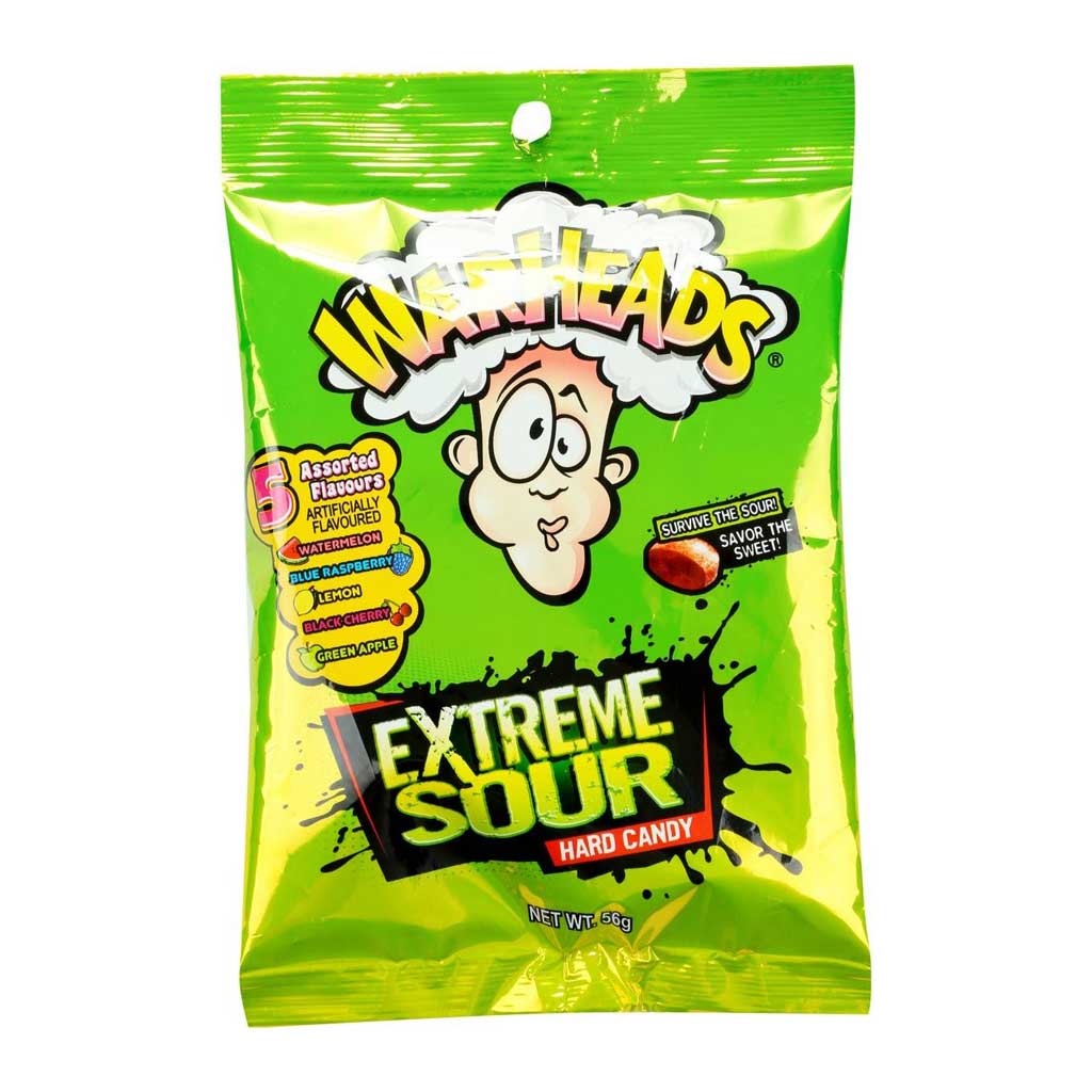 Warheads Extreme Sour Hard Candy Confection - Nibblers Popcorn Company
