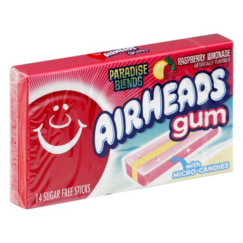 Airheads Raspberry Lemonade Gum Confection - Nibblers Popcorn Company
