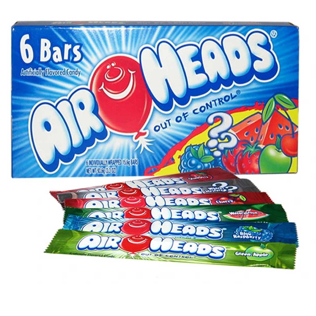 Airheads Theaterbox Confection - Nibblers Popcorn Company