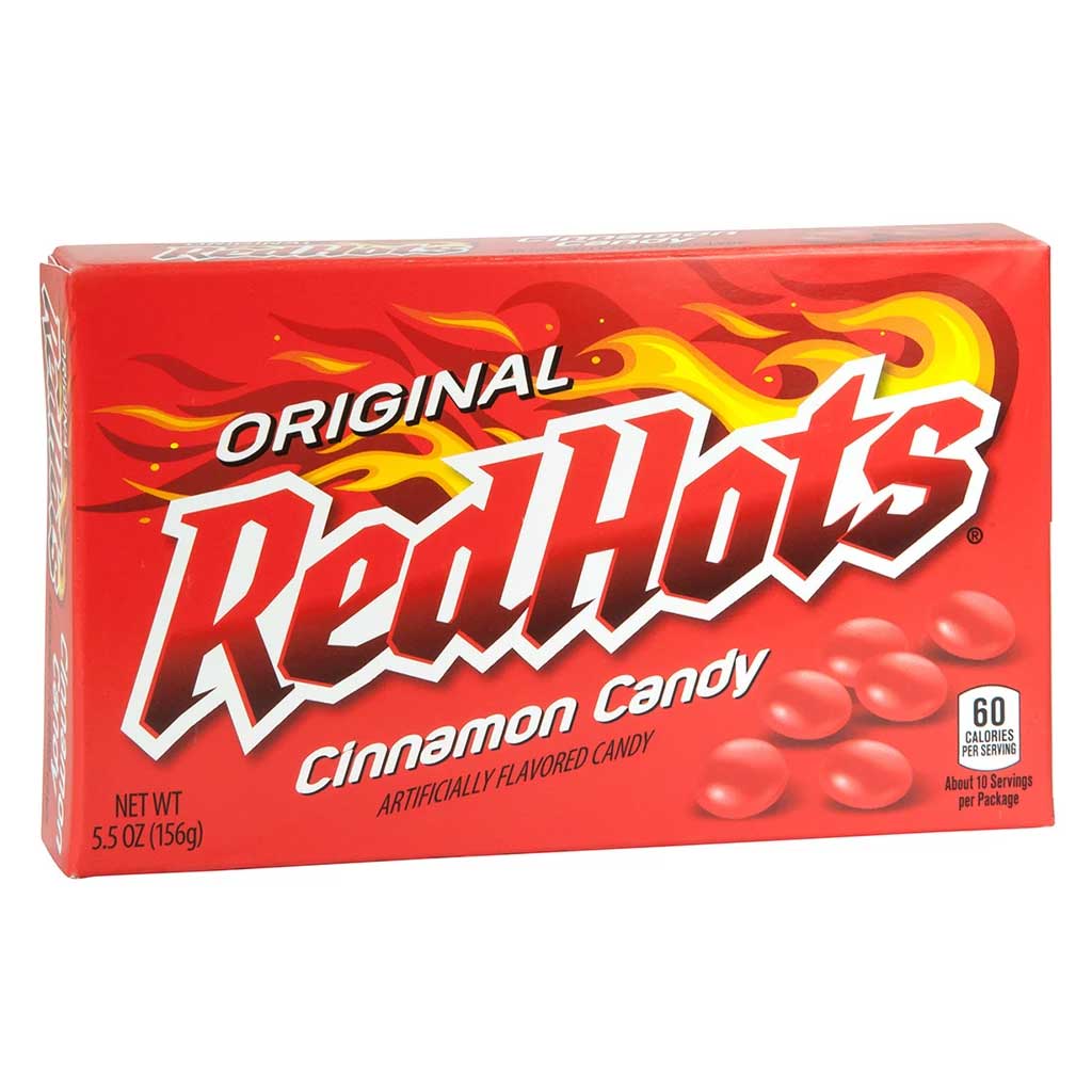 Red Hots Theaterbox Confection - Nibblers Popcorn Company