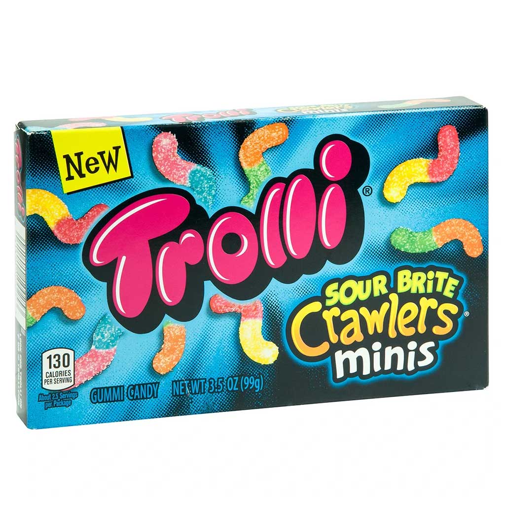 Trolli Sour Brite Crawlers Theaterbox Confection - Nibblers Popcorn Company
