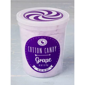 Grape cotton candy