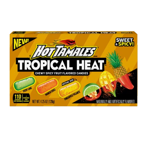 Hot Tamales Tropical Heat Theaterbox Confection - Nibblers Popcorn Company