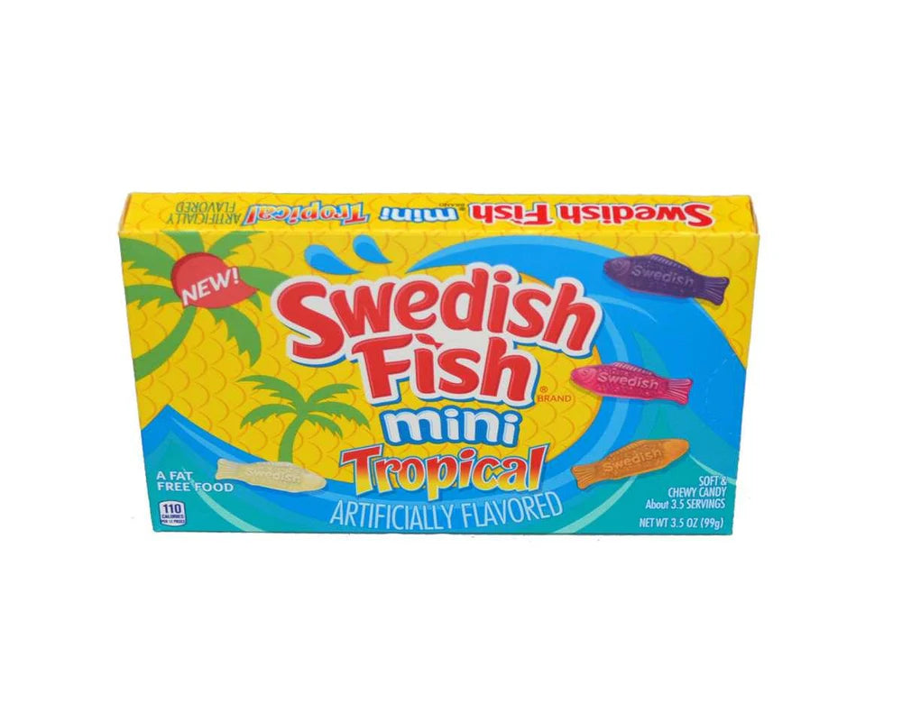 Swedish Fish Tropical Mini Confection - Nibblers Popcorn Company