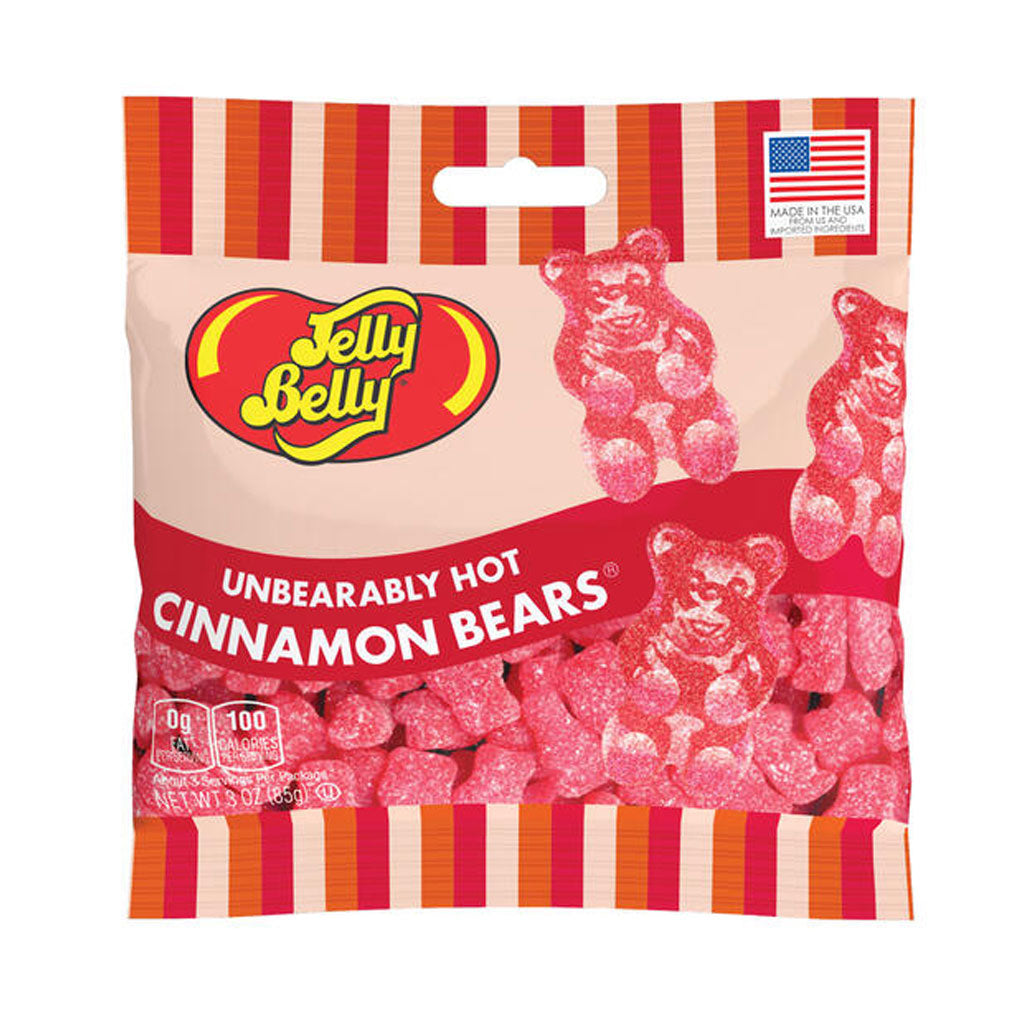 Jelly Belly Unbearably Hot Cinnamon Bears Confection - Nibblers Popcorn Company