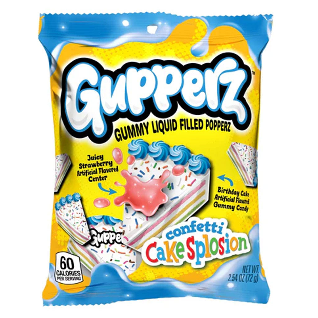 Gupperz - Confetti Cakesplosion Confection - Nibblers Popcorn Company
