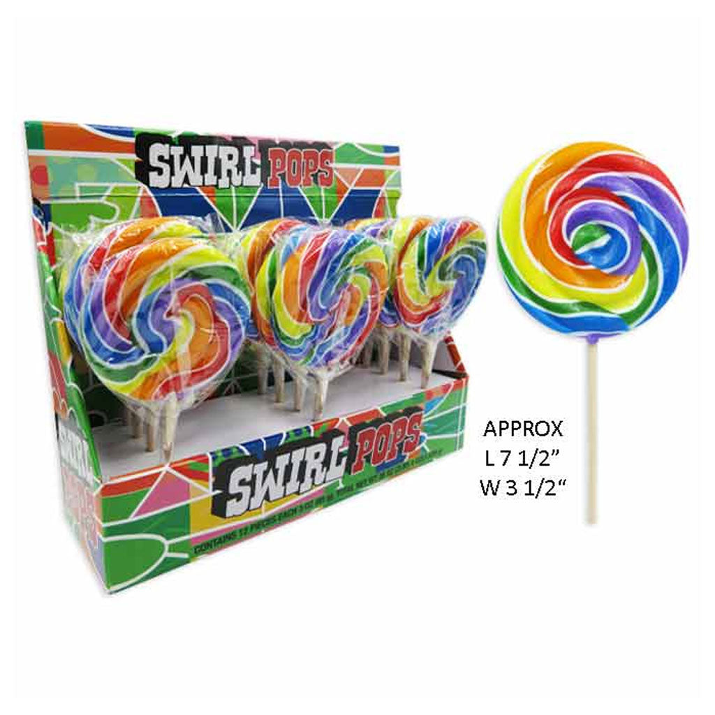 Wild West Swirl Pop - Large Confection - Nibblers Popcorn Company