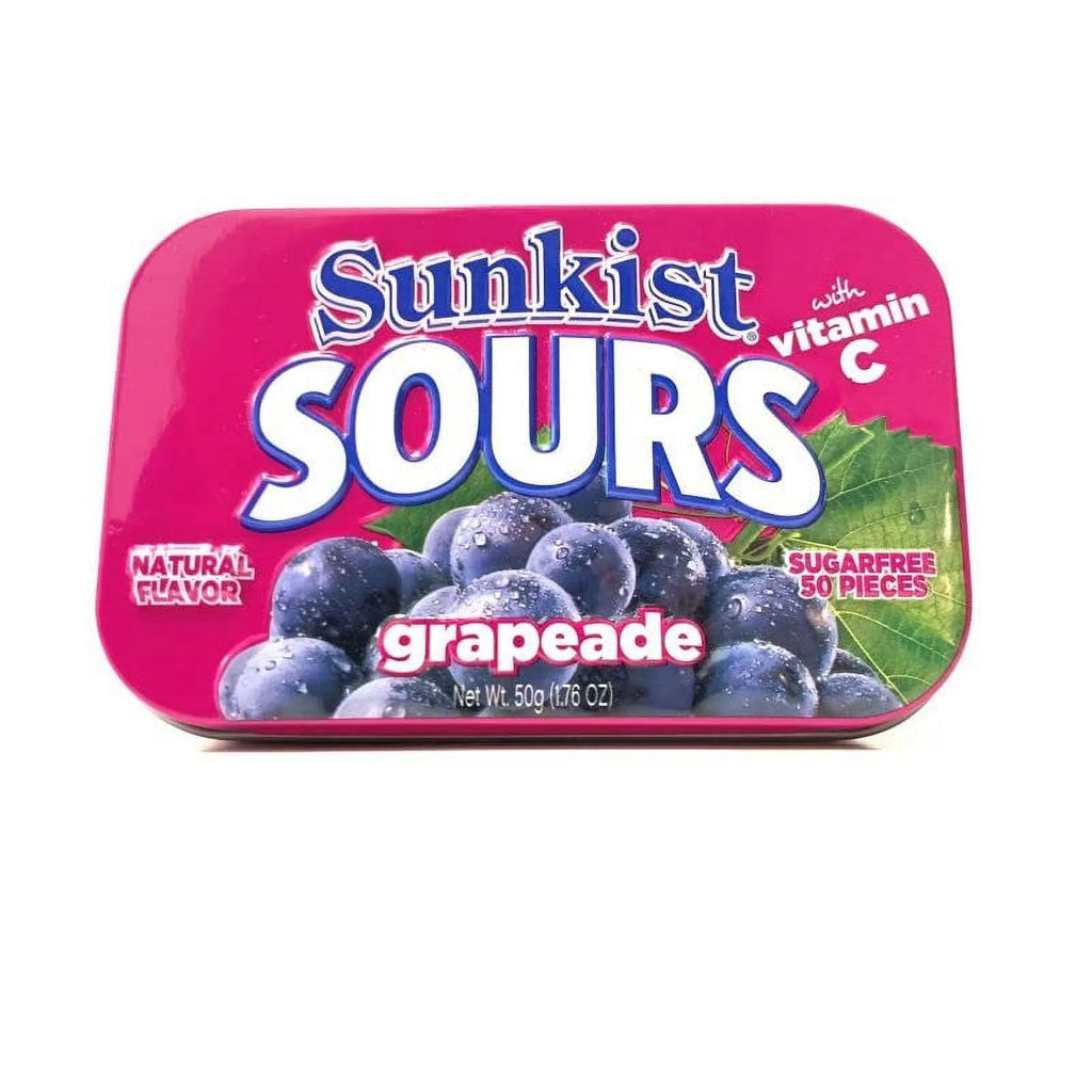 Sunkist Sours - Grapeade Confection - Nibblers Popcorn Company