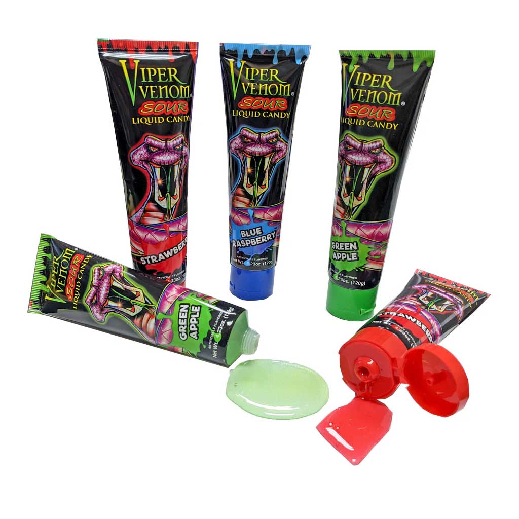 Viper Venom Sour Liquid Candy Confection - Nibblers Popcorn Company