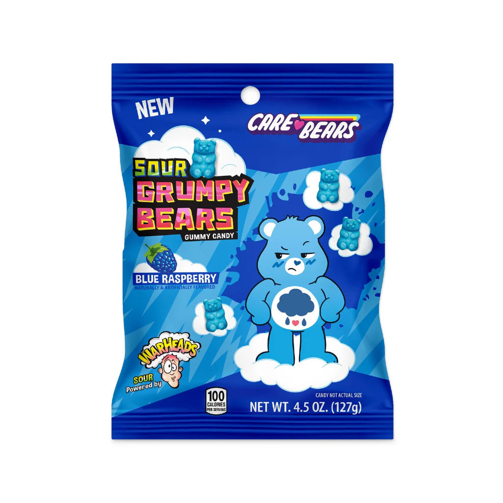 Warheads Sour Grumpy Bears Confection - Nibblers Popcorn Company