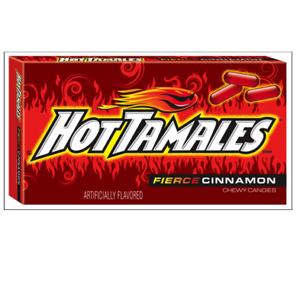 Hot Tamales Theaterbox Confection - Nibblers Popcorn Company