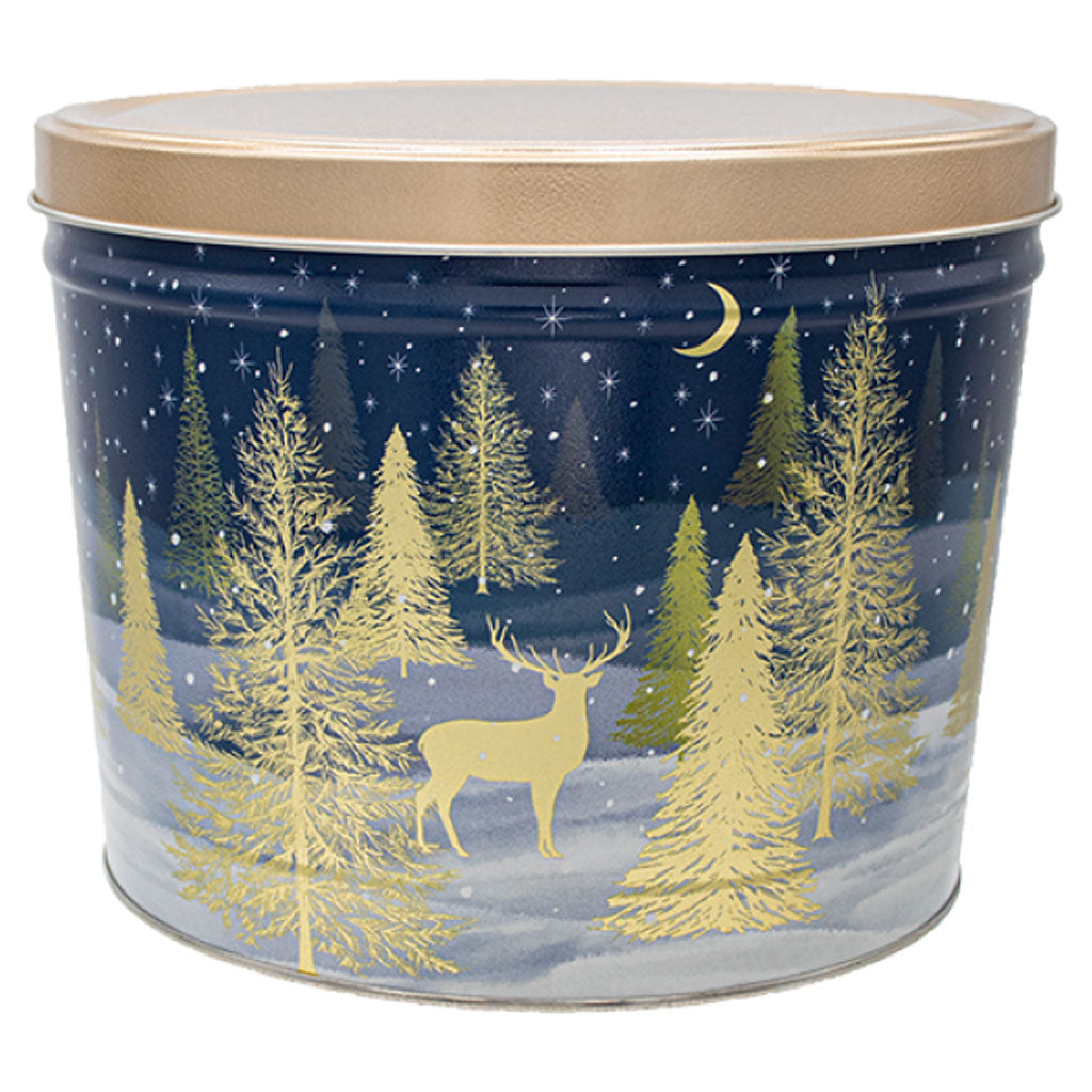 Gilded Forest Tin Gift - Nibblers Popcorn Company