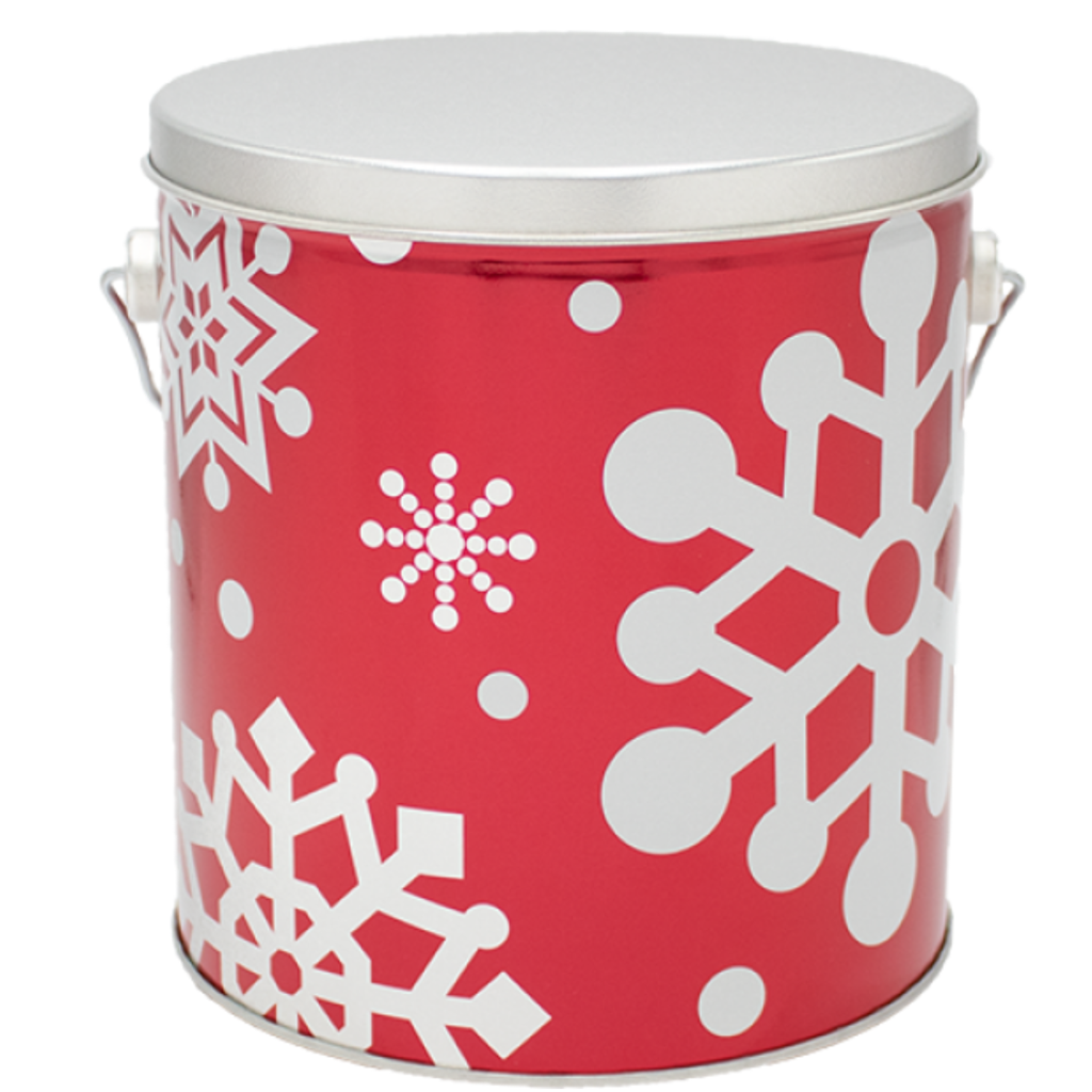 Let It Snow Tin Gift - Nibblers Popcorn Company