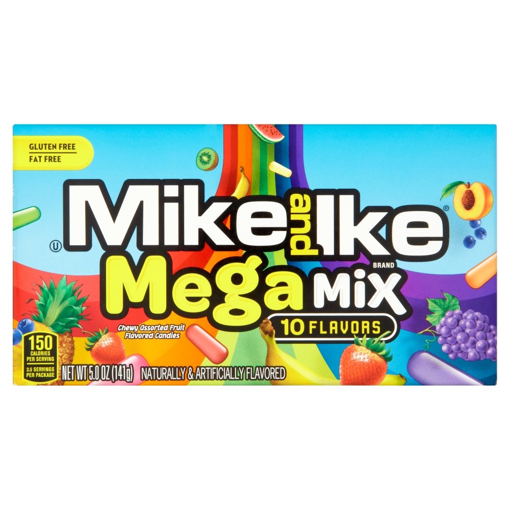 Mike & Ike Mega Mix Theaterbox - Nibblers Popcorn Company