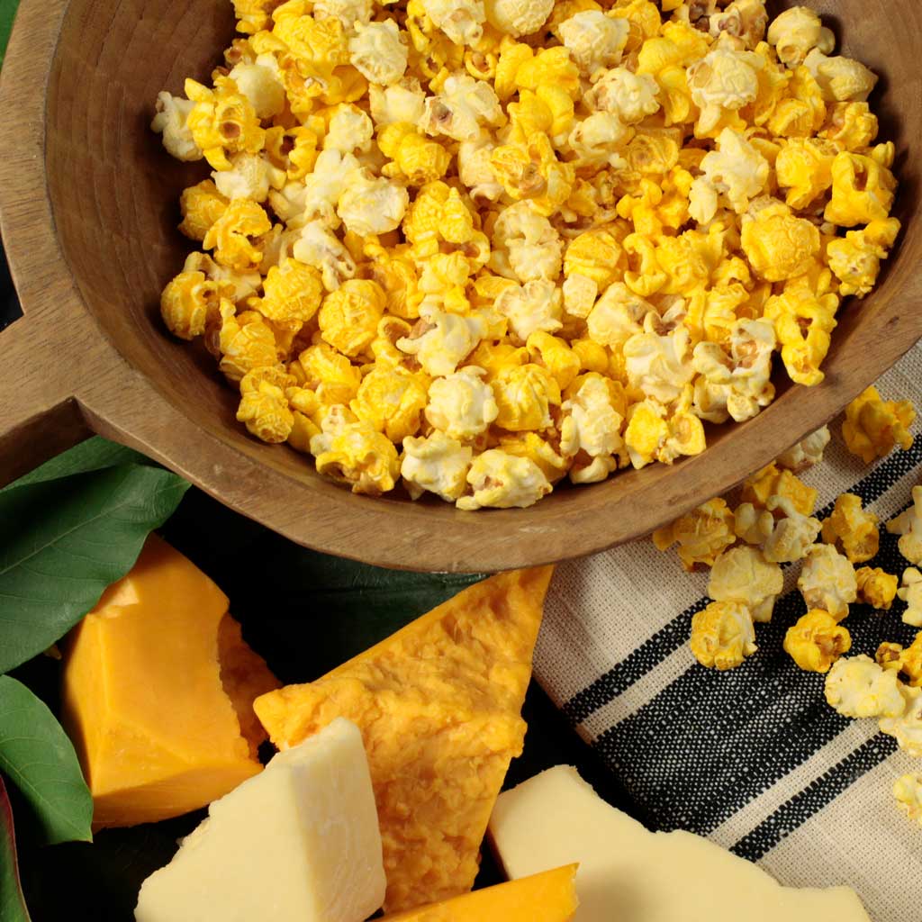 Cheddar Overload Popcorn - Nibblers Popcorn Company