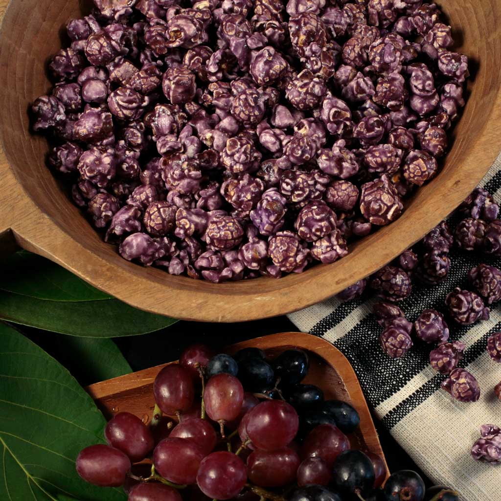 Grape Popcorn - Nibblers Popcorn Company