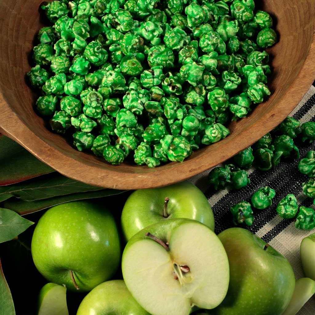 Green Apple Popcorn - Nibblers Popcorn Company