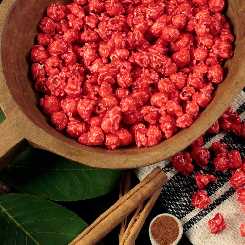 Hot Cinnamon Popcorn - Nibblers Popcorn Company