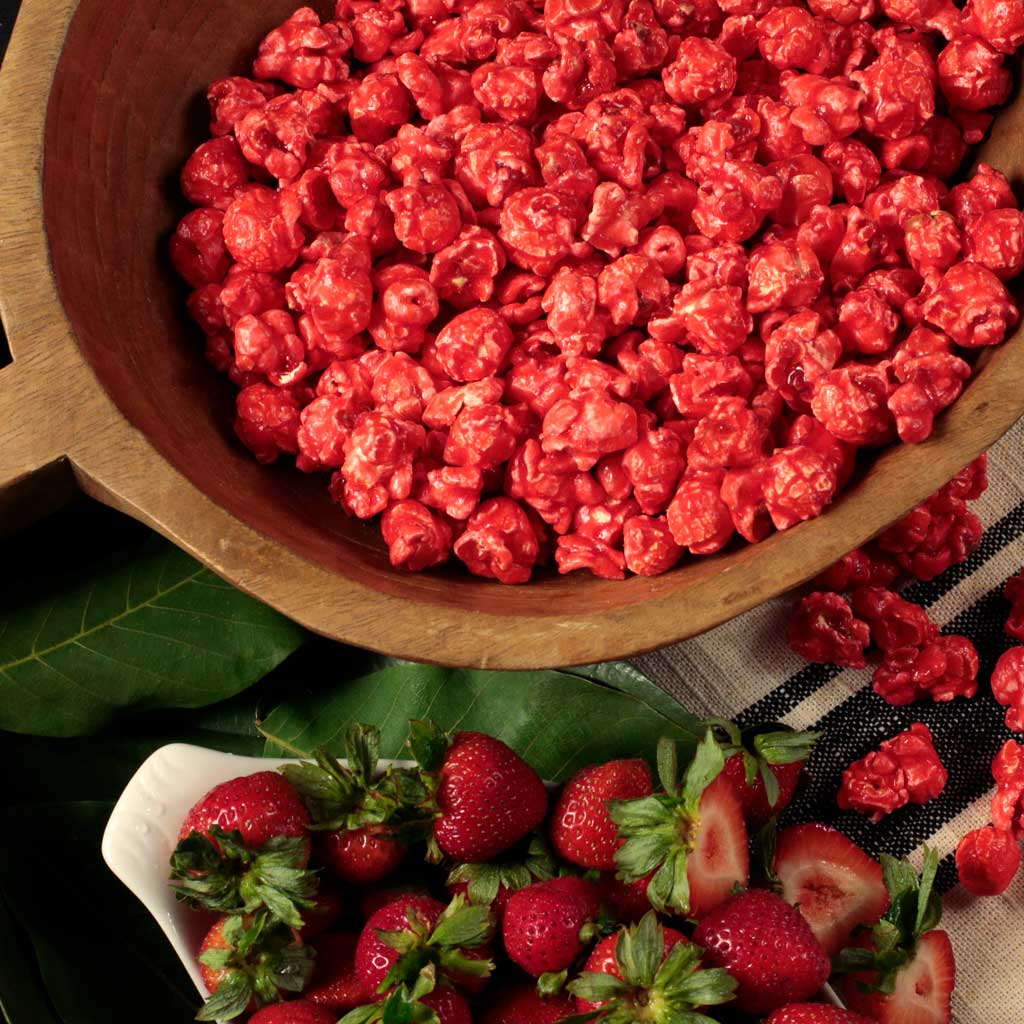 Strawberry Popcorn - Nibblers Popcorn Company